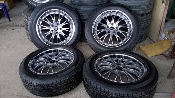 ขายล้อขอบ18  5รู114 พร้อมยางชุดละ20500