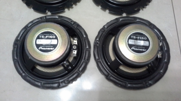 Sale!! ลำโพง Pioneer 6" แกนร่วมสองทางยกชุด 4 ตัว เสียงดี ราคาถูก