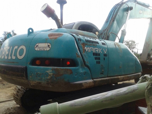 ขายรถแบ็คโฮ Kobelco SK 200 mark 5 super ไฟฟ้าครบ ช่วงล่าง 80\% เอกสารสัญญาซื้อขาย
