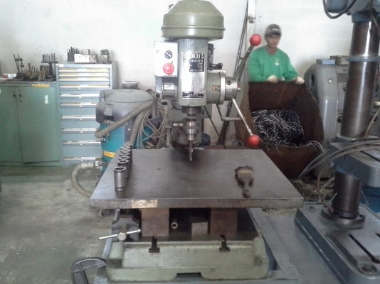 เครื่องแท่นสว่านเจาะ สวิงลึก ญี่ปุ่น ENKOH'S ระยะแขนสวิง 350 mm.ขายรวมแท่น สภาพเครื่องจักรพร้อมใช้งาน