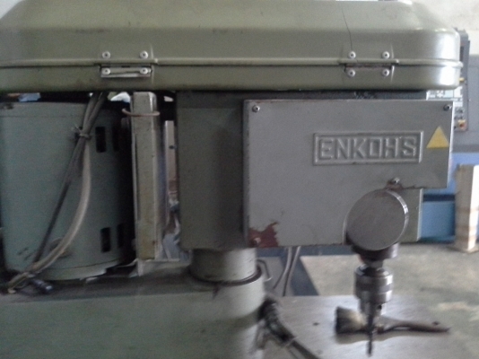 เครื่องแท่นสว่านเจาะ สวิงลึก ญี่ปุ่น ENKOH'S ระยะแขนสวิง 350 mm.ขายรวมแท่น สภาพเครื่องจักรพร้อมใช้งาน