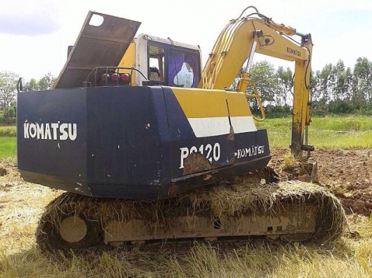 ขายรถแบ็คโฮ KOMATSU PC 120-5 ไฟฟ้าครบ เอกสารเล่มทะเบียน ขายรถแบ็คโฮ KOMATSU PC 120-5 ไฟฟ้าครบ เอกสารเล่มทะเบียน