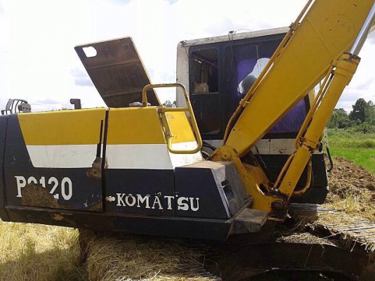 ขายรถแบ็คโฮ KOMATSU PC 120-5 ไฟฟ้าครบ เอกสารเล่มทะเบียน ขายรถแบ็คโฮ KOMATSU PC 120-5 ไฟฟ้าครบ เอกสารเล่มทะเบียน