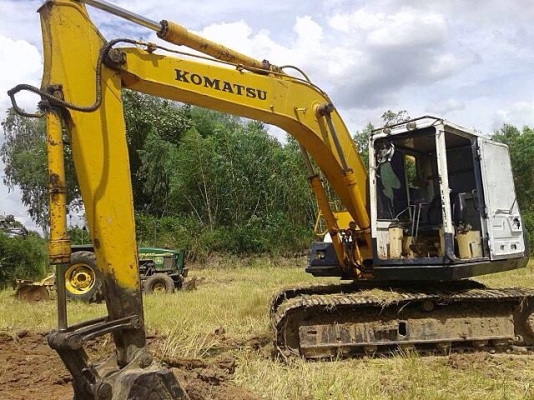 ขายรถแบ็คโฮ KOMATSU PC 120-5 ไฟฟ้าครบ เอกสารเล่มทะเบียน