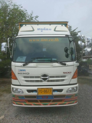 ขายด่วนรถบรรทุกฮีโน 6 ล้อ ตู้สิบบาน  พร้อมใช้งาน  ปี  2555