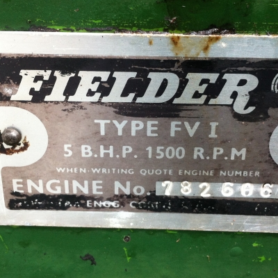 เครื่องยนต์ดีเชล FIELDER สูบตั้งขนาด 5 แรงม้า ที่ 1500 รอบ/นาที ไม่ได้ใช้งานนานแล้วเก็บรักษาอย่างดี เครื่องยนต์ดีเชล FIELDER สูบตั้งขนาด 5 แรงม้า ที่ 1500 รอบ/นาที ไม่ได้ใช้งานนานแล้วเก็บรักษาอย่างดี