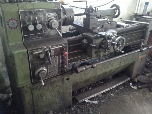 เครื่องกลึง GOODWAY GW-1640 ขนาด 6 ฟุต 4 เพลาเด้ง ระบบเกียร์บล็อค พร้อมมีเบรค สภาพพร้อมใช้งาน