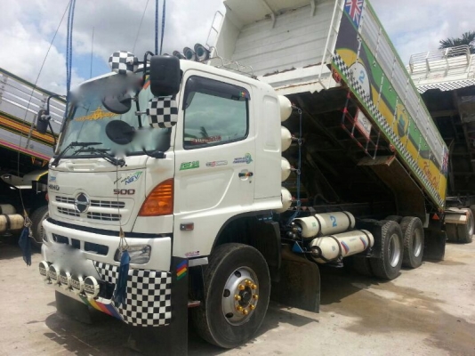 รถฮีโน่ 10 ล้อดั้ม  344 แรงม้า ปี 54  ( ติดแก๊ส. )  ,  ( ขายแม่ , ลูก )  สนใจติดต่อ  081 - 6079515