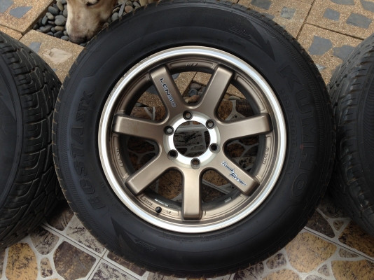 ขายแม็ก Lenso RT-7  ET21 พร้อมยาง Kumho KL12 (ECSTA STX)  ยกเลิกรายการนี้นะค่ะ