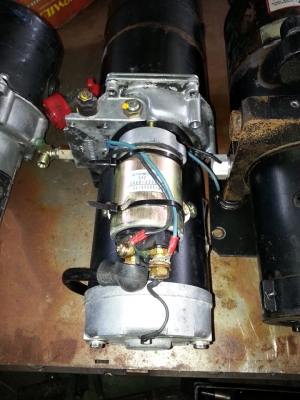 มอเตอร์ไฮโดรลิคยกกะบะท้าย 24v ระบบไฟฟ้า