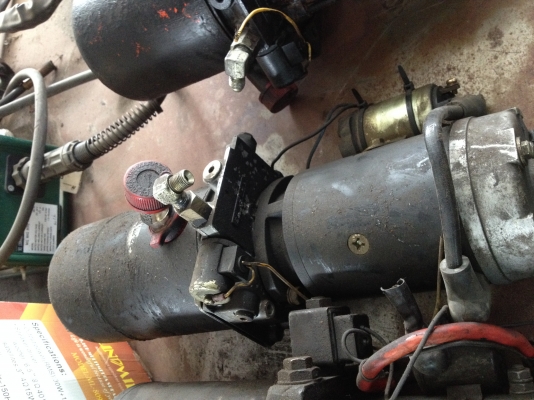 มอเตอร์ไฮโดรลิคยกกะบะท้าย 24v ระบบไฟฟ้า