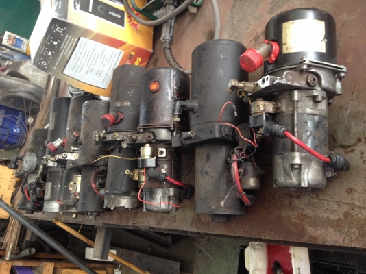 มอเตอร์ไฮโดรลิคยกกะบะท้าย 24v ระบบไฟฟ้า