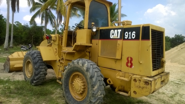 รถตักCAT916 รถสภาพดีพร้อมใช้...ต่อแขนนิดหน่อย...