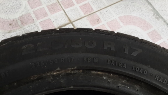 ขายยาง 225 50 17 ไม่ได้ใช้