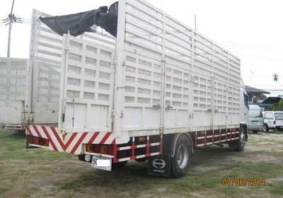 ขาย Mega 500 212 แรง ปลายปี 56 กระบะคอก 7.5 m รถสภาพใหม่ โทร 088-4501277