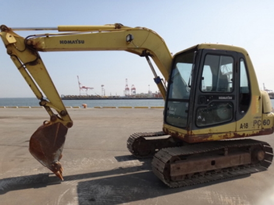 ขาย รถขุด แม็คโคร KOMATSU PC60-7  ราคาถูก