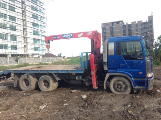 ขายรถบรรทุก 10 ล้อ ติดเครน 4.5ตัน