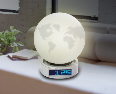 นาฬิกาโคมไฟสัมผัสทรงกลม