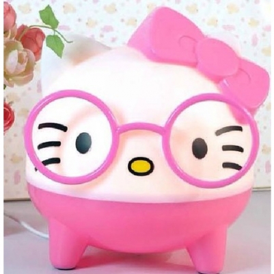 โคมไฟตั้งโต๊ะตัวกลม hellokitty