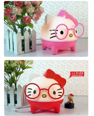 โคมไฟตั้งโต๊ะตัวกลม hellokitty