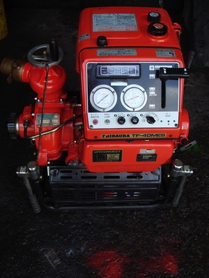 เครื่องสูบน้ำดับเพลิง  มือสอง  สภาพดี  จากประเทศญี่ปุ่น