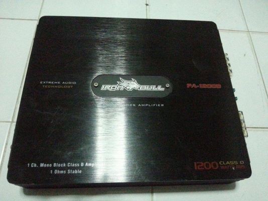 คลาสดี IRON BULL 1200 w