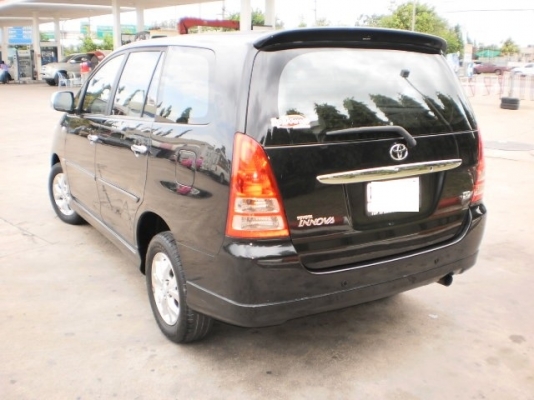 TOYOTA INNOVA 2.5 V 2008 เครื่องเดิมดีเซล สีดำ ตัวถังเดิมบาง AUTO รถมือเดียวออกห้าง