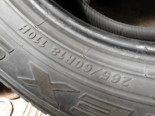 265/60R18 FALKEN ZIEX S/TZ01 MADE IN JAPAN มี 4 เส้น TEL.081-427-3941 265/60R18 FALKEN ZIEX S/TZ01 MADE IN JAPAN มี 4 เส้น TEL.081-427-3941