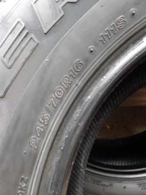 BRIDGE STONE DUELER H/T 689 มี 3 เส้น ปี2011 TEL.081-427-3941 BRIDGE STONE DUELER H/T 689 มี 3 เส้น ปี2011 TEL.081-427-3941