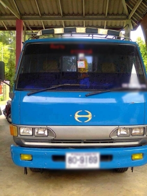 ขายรถบรรทุกหกล้อ HINO รถประกอบ เครื่อง 117 แรง กระบะคาร์โก้ยาว 5.30 เมตร ทะเบียนพร้อม
