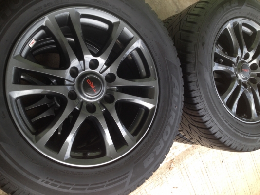 ขายล้อแม็ก TRD 18 พร้อมยาง 265/60/18 หรือรับแลก