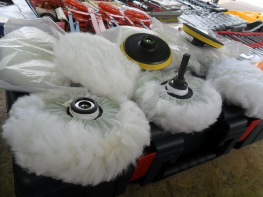 ผ้าขัดสี 5" ใ่ส่กับสว่าน-หินเจีย