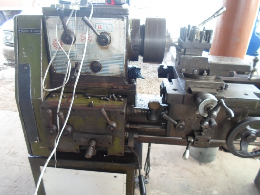 แท่นกลึง 5 ฟุต 3 เพลา เกียร์บล็อก มีเบรก คอม้าถอดได้ รูเพลา 2 นิ้ว 69,000