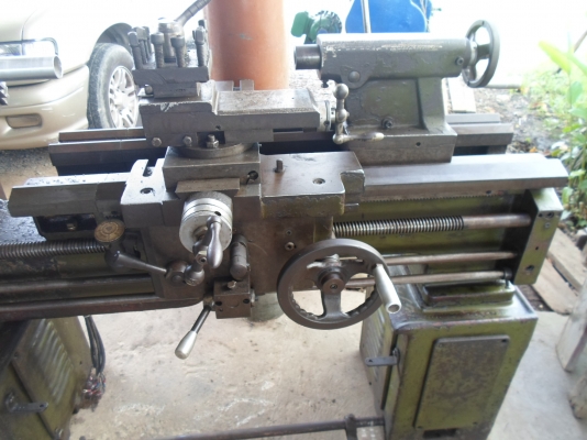 แท่นกลึง 5 ฟุต 3 เพลา เกียร์บล็อก มีเบรก คอม้าถอดได้ รูเพลา 2 นิ้ว 69,000