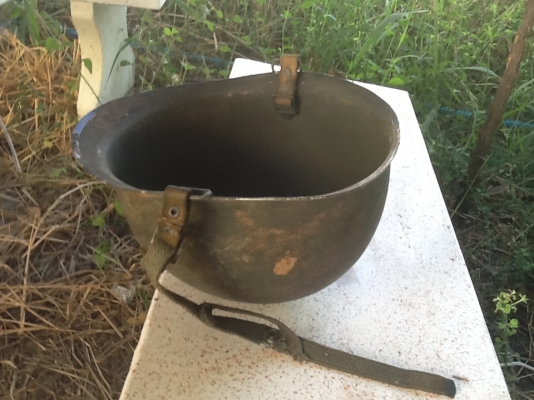 หมวก/พลั่วทหารเก่าอเมริกา