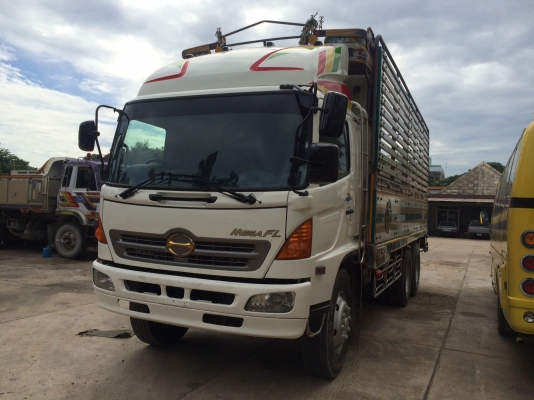 HINO MEGA FL 220 hp กระบะบรรทุก ยาว 6.20 m