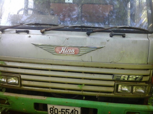 10ล้อ2เพลาดั้ม เรือ ...HINO FR27 260แรง รถประกอบ รถโรงโม่ จอดไว้ไม่ได้ใช้..มีเล่มทะเบียน..