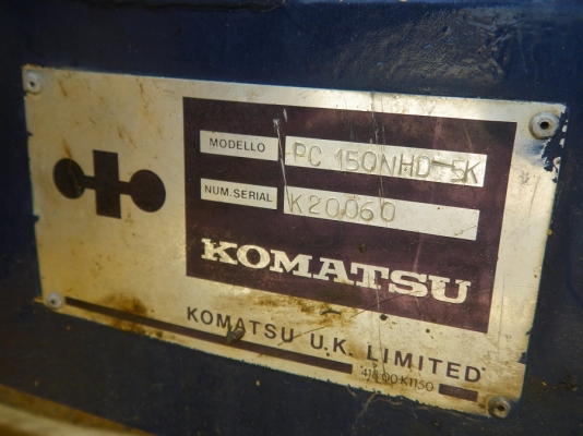ขาย KOMATSU PC150NHD-5K เก่านอกสถาพสวย ติดต่อ น๊อค 098-246-3778