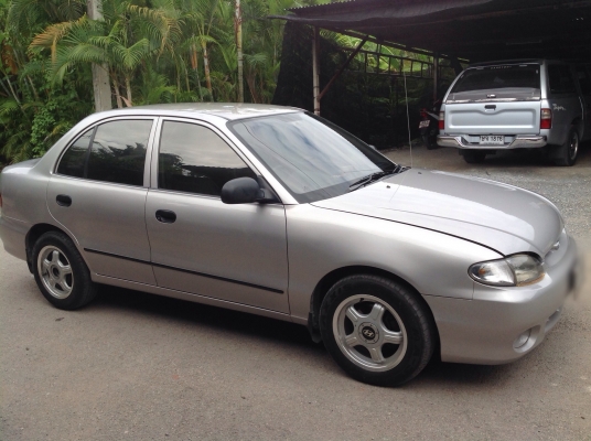 ขายรถเก๋ง HYUNDAI ACCENT เครื่อง 1500 เกียร์ auto น้ำมัน + แก๊สหัวฉีด ภายในสวย ทะเบียนพร้อม