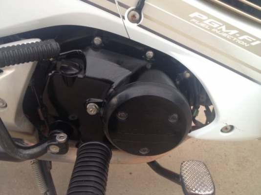 wave125iสตาร์มือ2554ไฟเลี่ยวบังลมท่อดำ