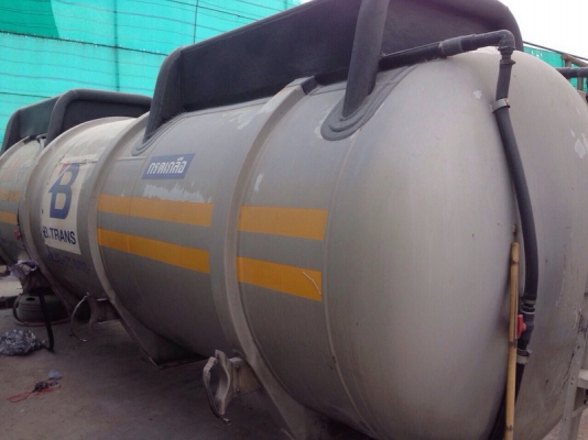 ขายถังเหล็กติดรถ 12,000 ลิตร สภาพด้านในเคลือบกันสนิมอย่างดี ไม่มีสนิม ด้านนอกสนิมนิดหน่อย
