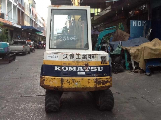 SALE__แบคโฮ KOMATSU PC20-6 เก่านอกญี่ปุ่นแท้ มีลายหัวกระแทกในตัว สวยสภาพดี พร้อมใช้งาน