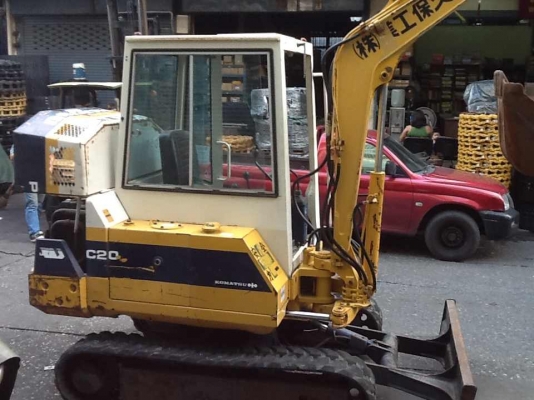 SALE__แบคโฮ KOMATSU PC20-6 เก่านอกญี่ปุ่นแท้ มีลายหัวกระแทกในตัว สวยสภาพดี พร้อมใช้งาน