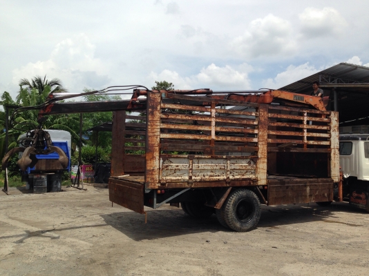 6ล้อHINO เฮียบคีบเศษเหล็ก