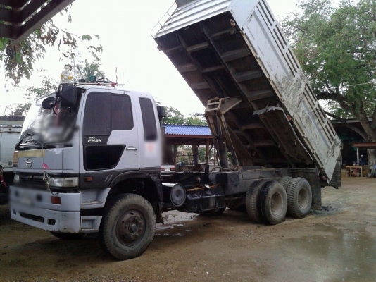 ขายรถบรรทุกสิบล้อดัมพ์ HINO 2K เครื่อง 240 แรง ปี 40 มีระบบลากพ่วง กระบะดัมพ์สามมิตร ทะเบียนพร้อม