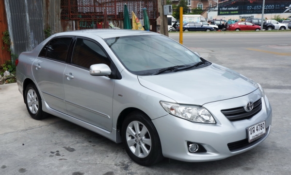 TOYOTA ALTIS ปี 2008 ตัว TOP AUTO รถเดิมๆ สวยสุดๆ ARIBAG คู่ เบรค ABS เบาะหนัง ล้อMAX สปอรตไลท์ ภายในลายไม้ พร้อมใช้งาน จัดไฟแนนได้