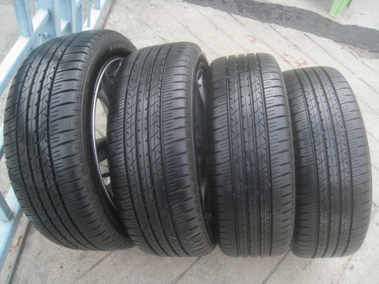 ขายล้อแม็ก Toyota vios 16"x6" et51 4รู100 พร้อมยางปี13 สนใจติดต่อเล็กคลองสาม 081-3747940