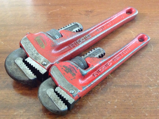 ขายคอม้า RIDGID 8" 6" แพคคู่
