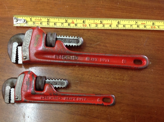 ขายคอม้า RIDGID 8" 6" แพคคู่