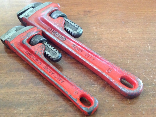 ขายคอม้า RIDGID 8" 6" แพคคู่